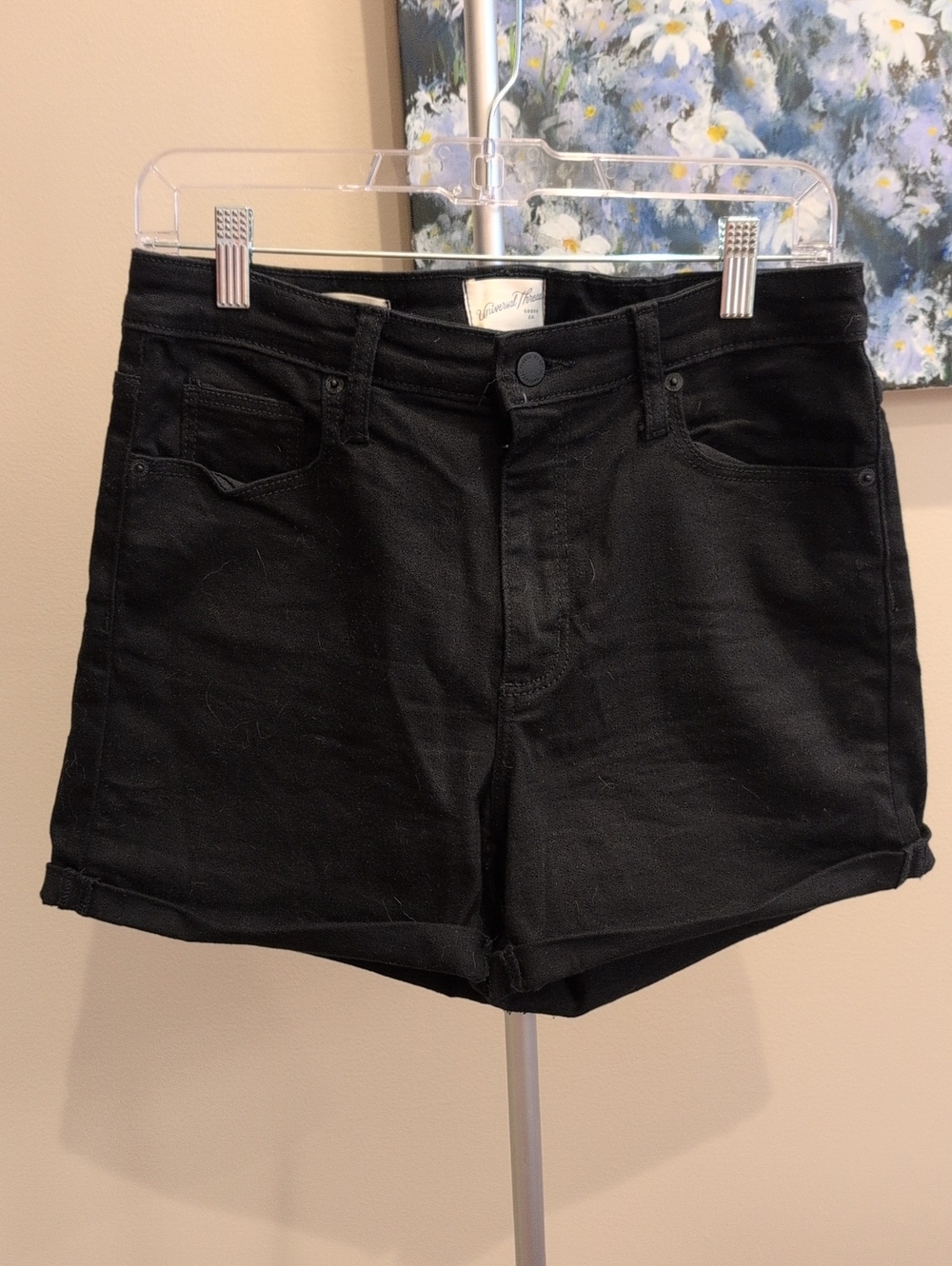 Universal Thread Black  High-Rise Jean Shorts